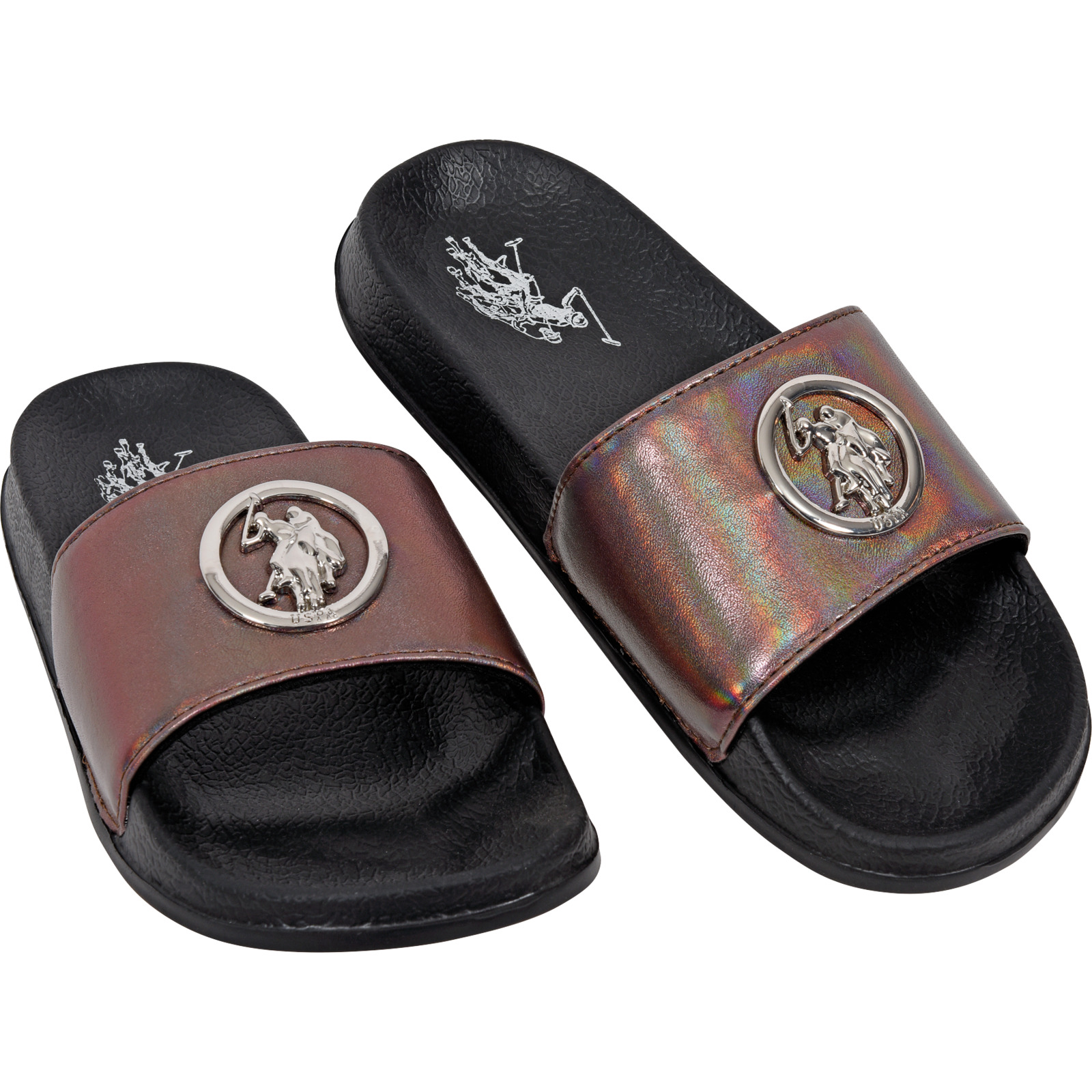 U.S. Polo Assn. Damen-Slider Ivy III schwarz, 37