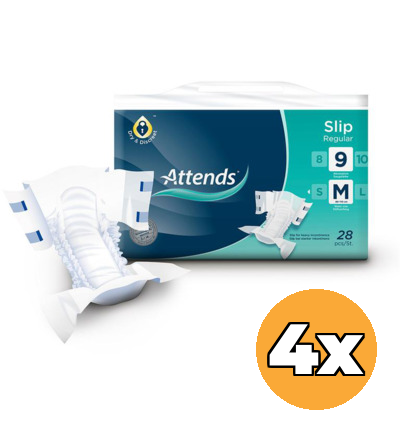 4x Attends Slip regular 9 maat M (28 stuks)