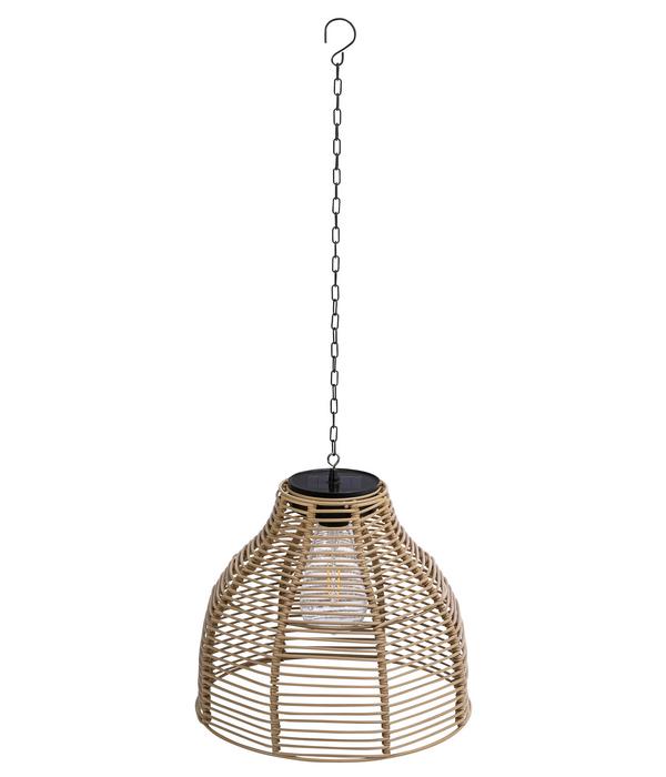 Dehner Solar-Hängelampe Mila, ca. Ø26/H22 cm