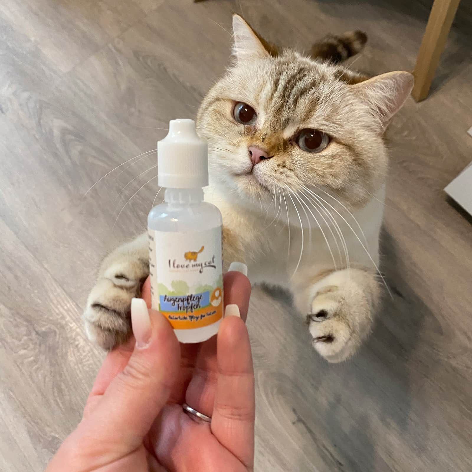 I love my cat hochwertiges Pflegeprodukt für Katzen - Ohrenpflege Tropfen