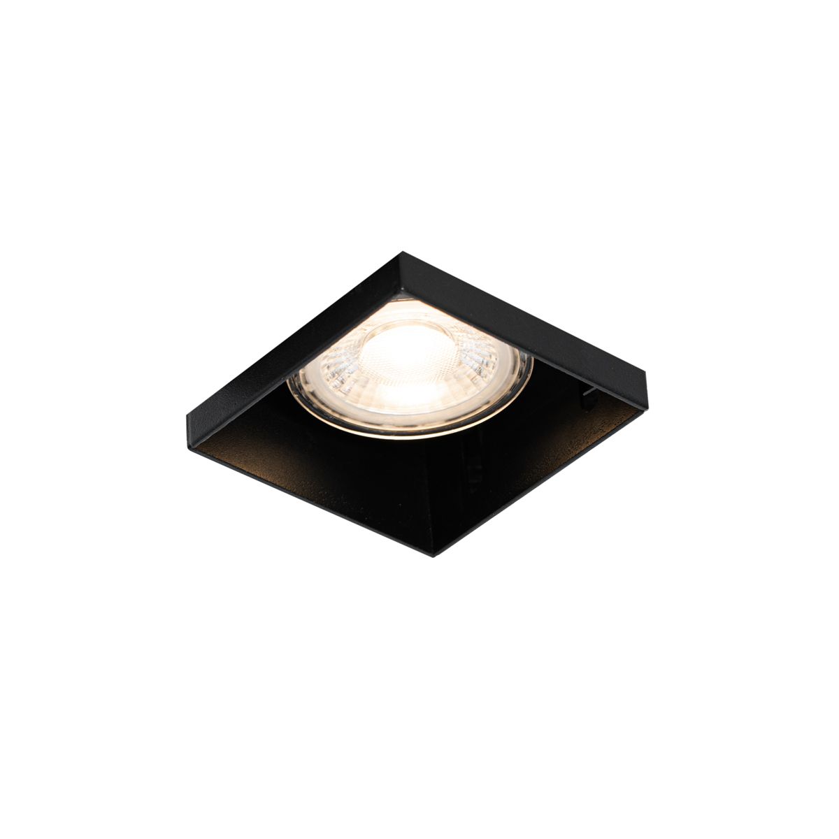 Moderne inbouwspot zwart GU10 trimless - Oneon