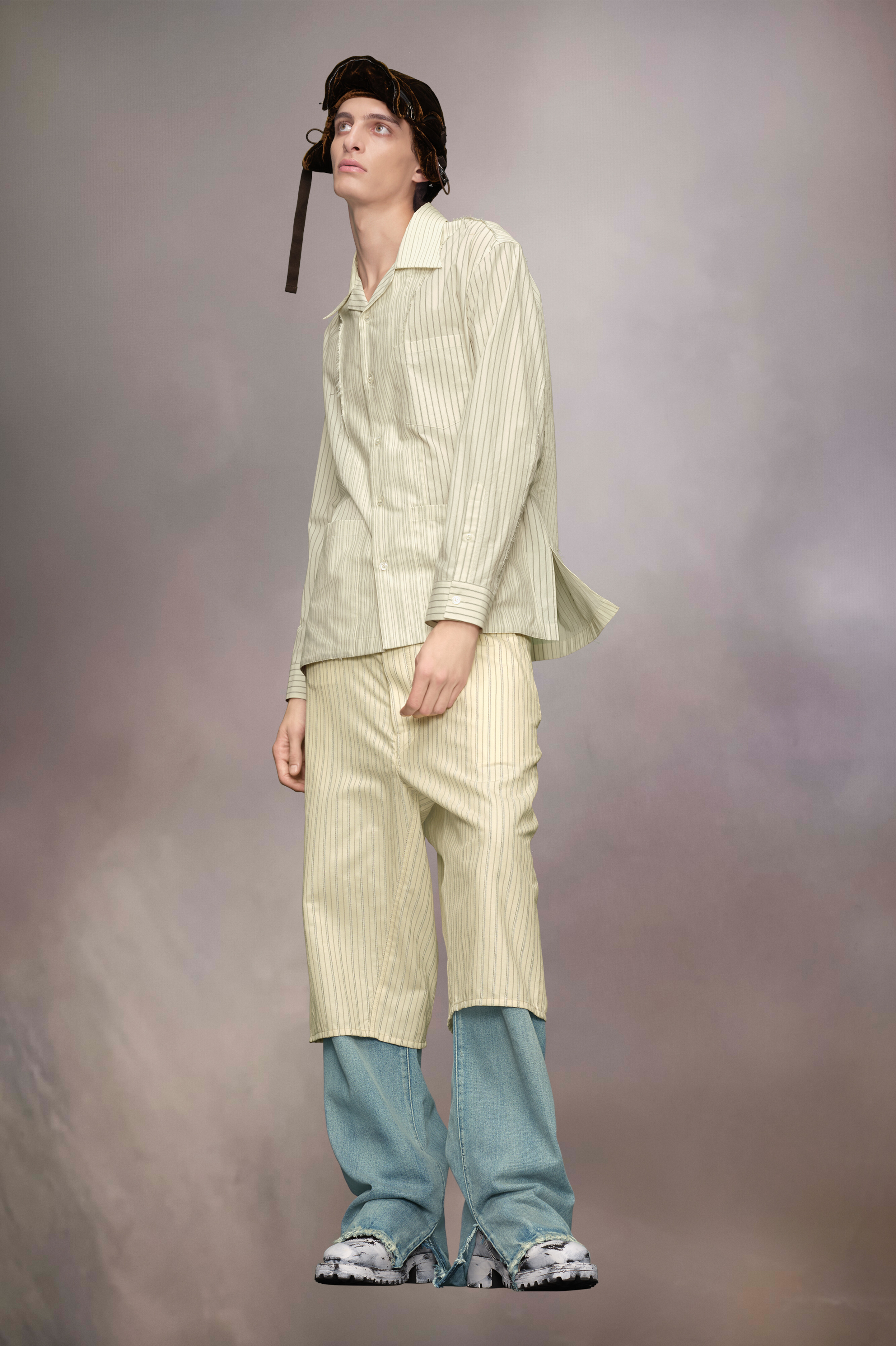 Chemise à rayures