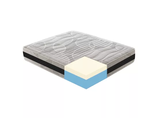 iLoveSleep - Matelas à mémoire de forme - 11 zones - Hauteur 28 Modèle de luxe 90x190