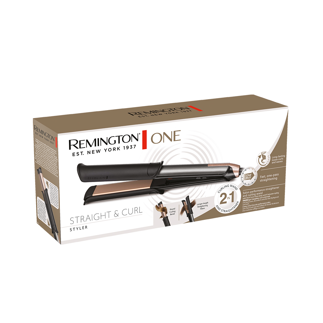 Remington ONE Haarglätter und Lockenstab