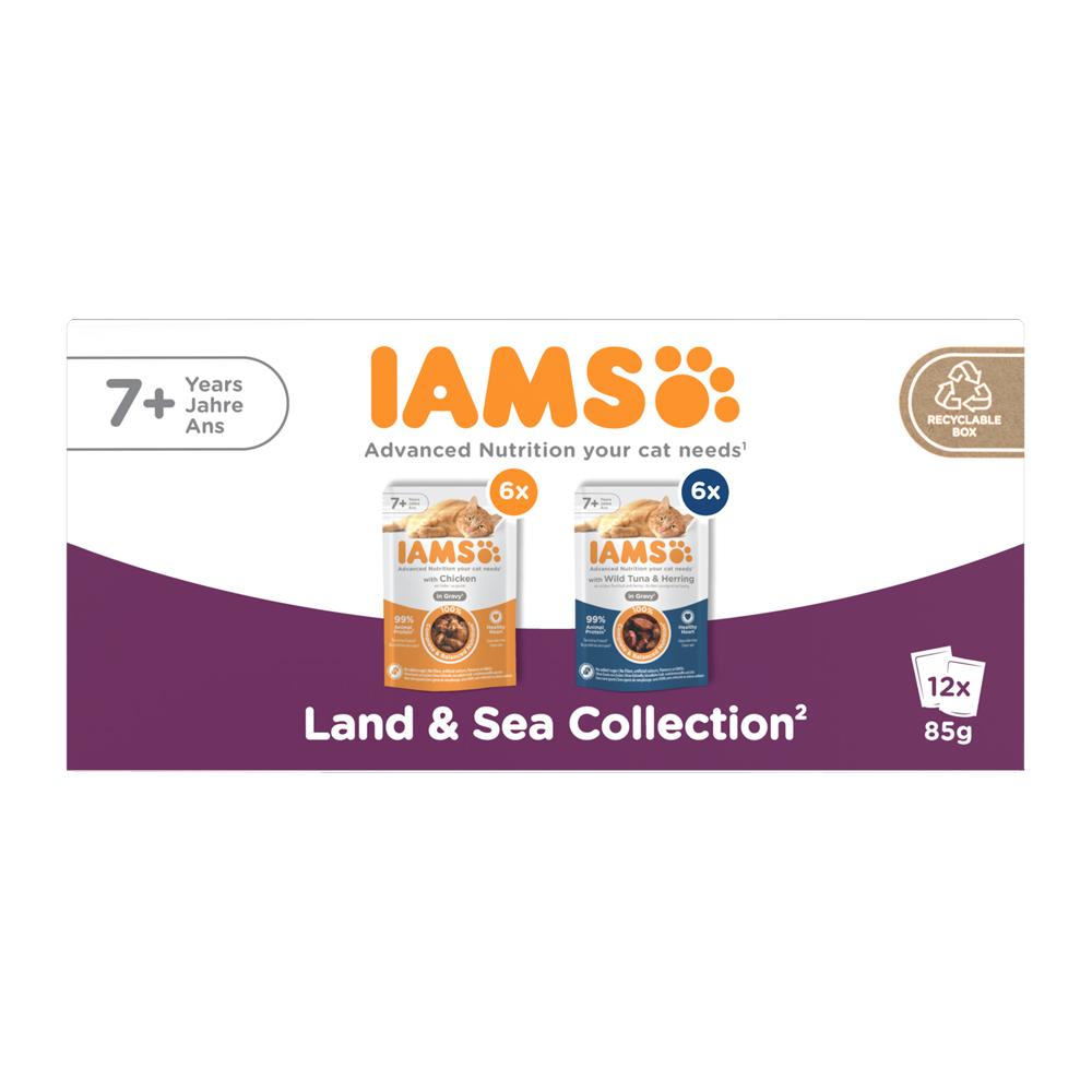 IAMS Delights Senior Cat Natvoer