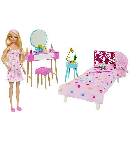 Barbie Dukke m. Tilbeh?r - 30 cm - Sovev?relse
