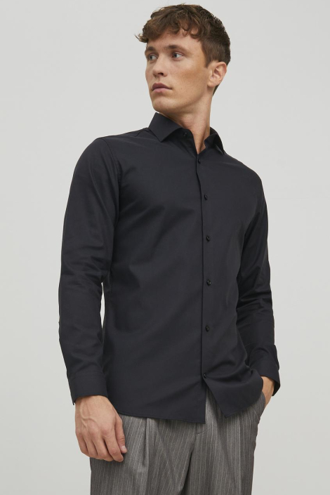 Jack & Jones zwarte heren overhemd