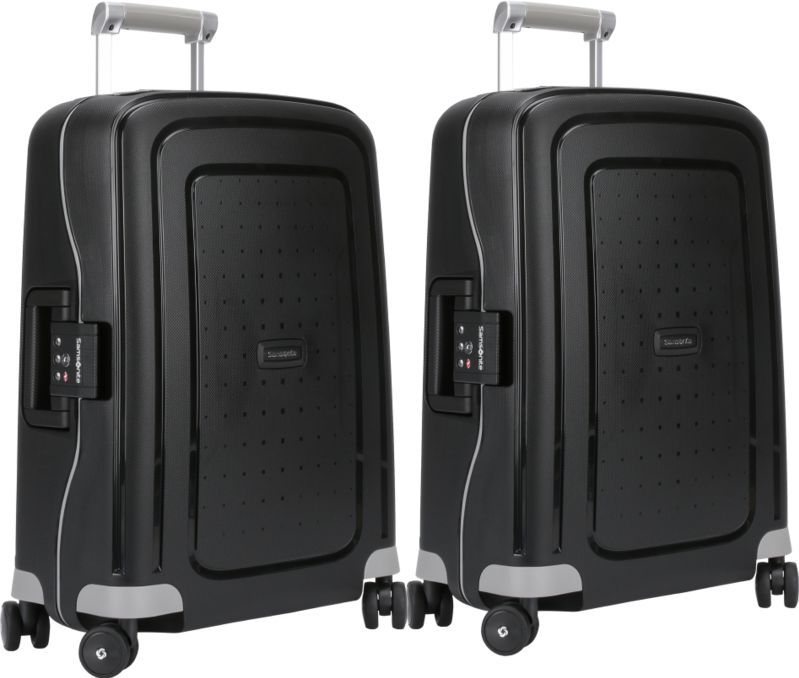 Samsonite S'Cure Spinner 55cm Duo Pack Black