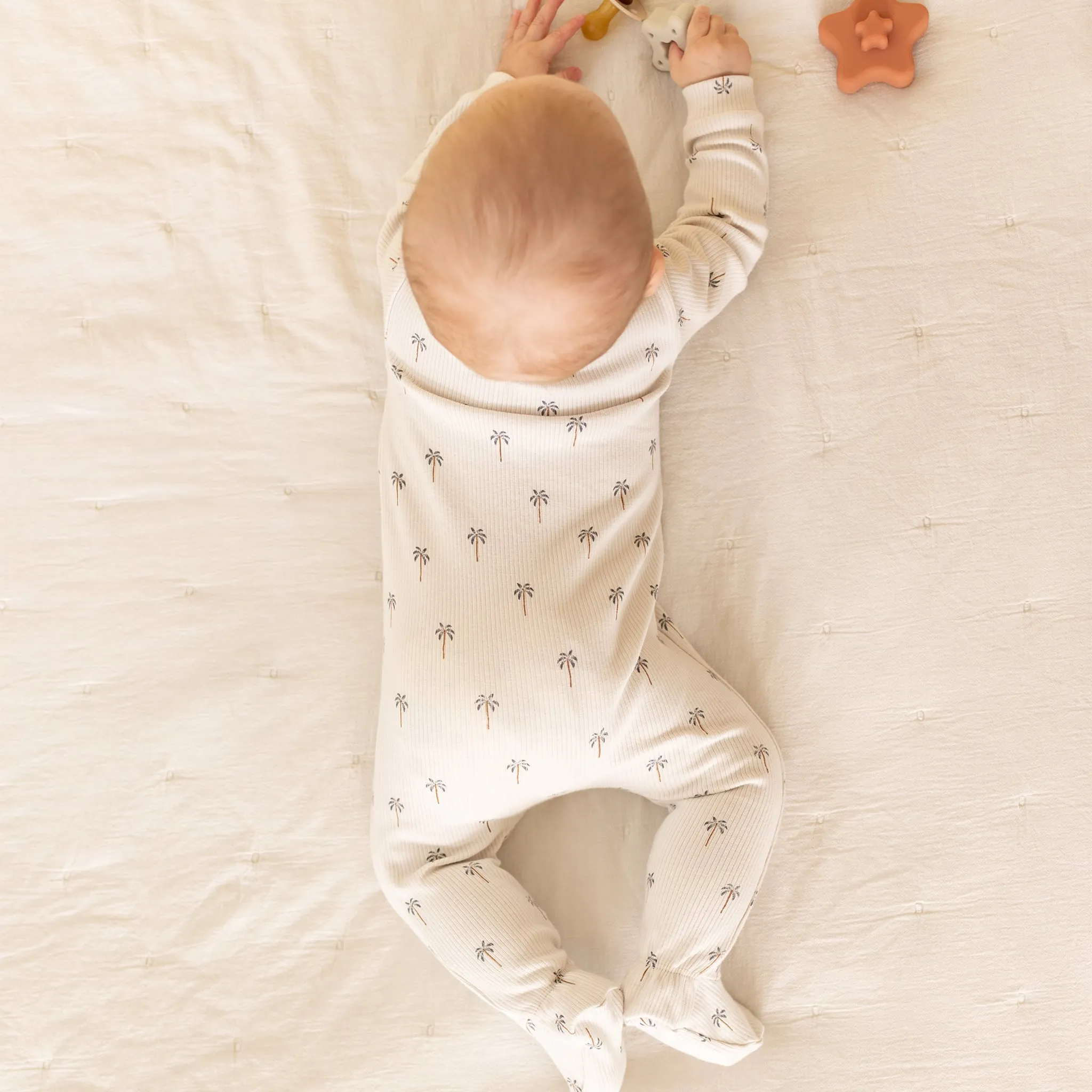 Firsts par Petit Lem Pyjama Palmier Noix Coco 0-12mois
