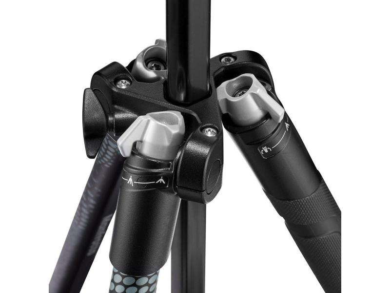 Manfrotto Stativ Element MII Traveler Aluminium – Schwarz Perfekt geeignet für Hobbyfotografen