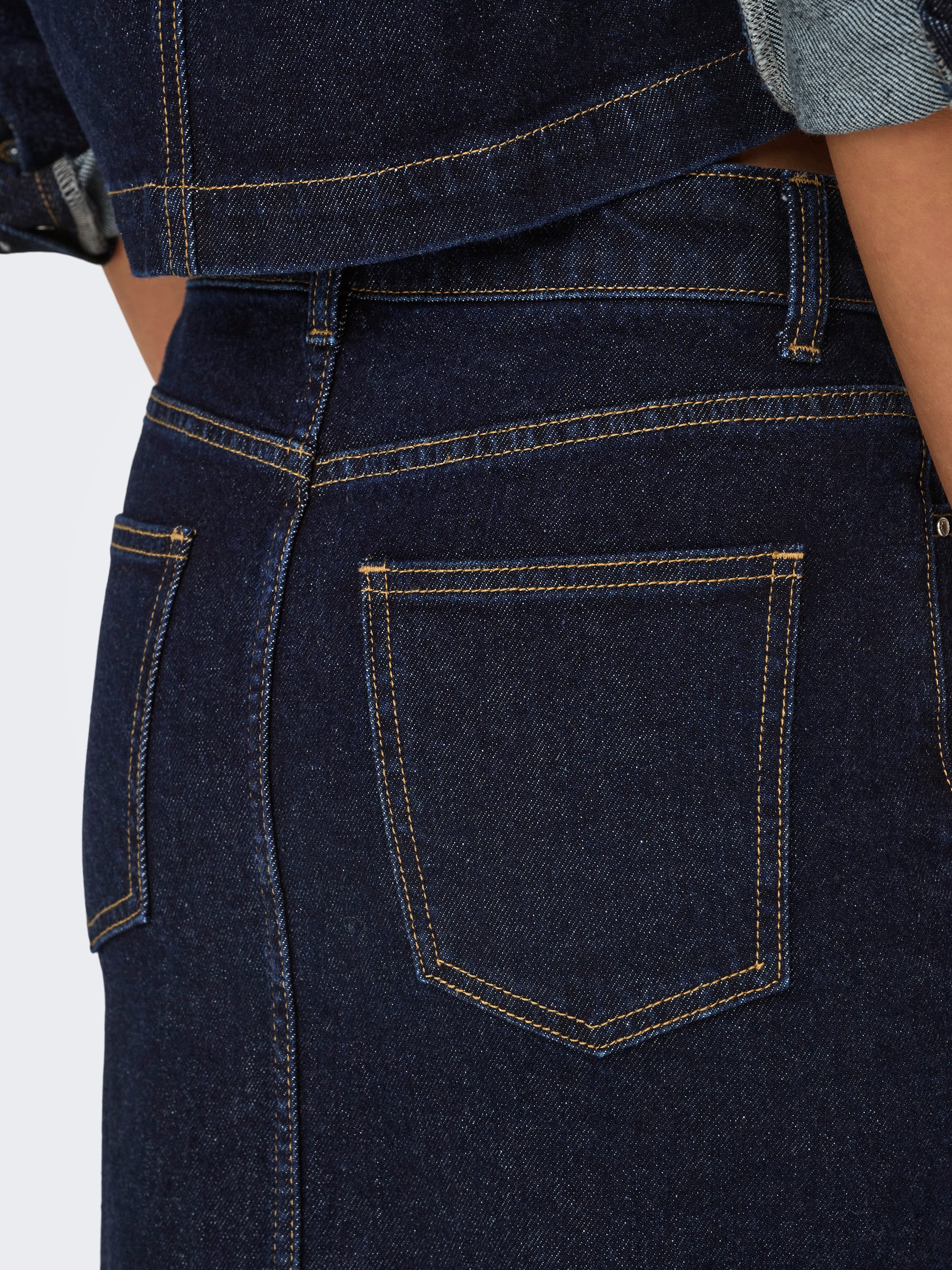 ONLBIANCA Jeansrock Dark Blue Denim