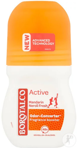 Borotalco Active Déodorant Mandarin Et Néroli Fresh Roll-On 50ml