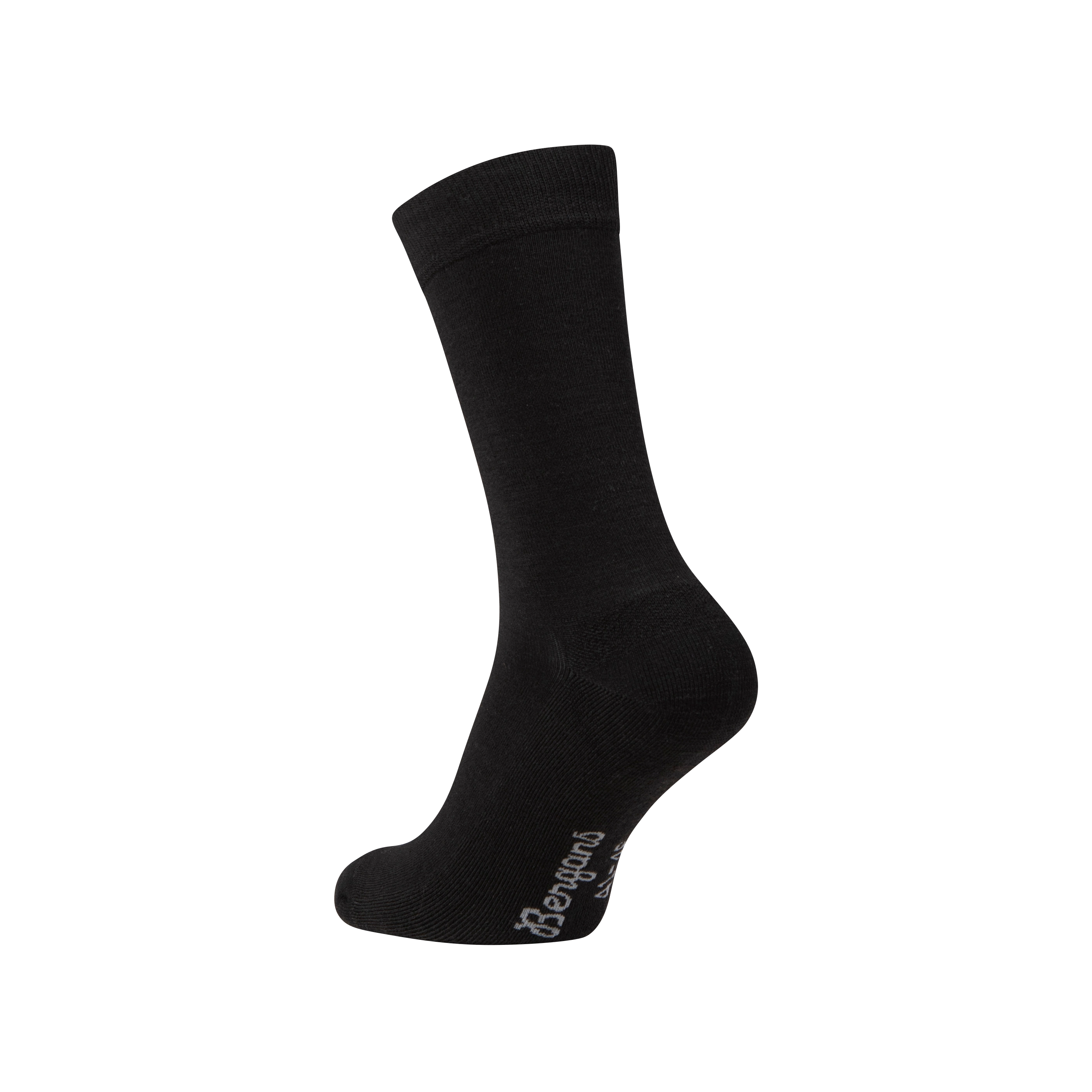 Essentials Mid Merino Sock 3pk Black