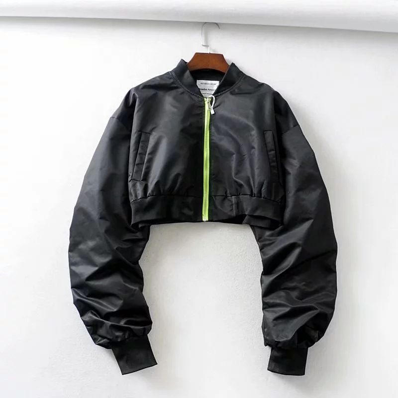 Opuscule - Cropped bomberjack met rits