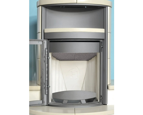 Hark Avenso GT ECOplus keramische houtkachel, crème, 8 kW