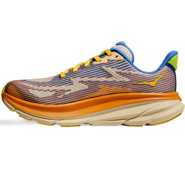 Chaussure running HOKA ONE ONE CLIFTON 9 YOUTH ULTRAMARINE / ELECTRIC TANGERINE