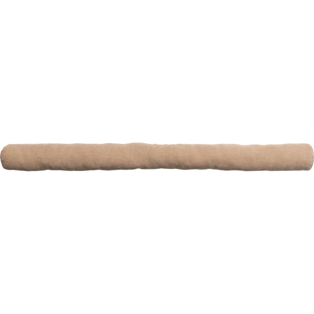 BOUDIN PORTE SIMPLE VELOURS 80CM BANDE AGRIP BEIGE