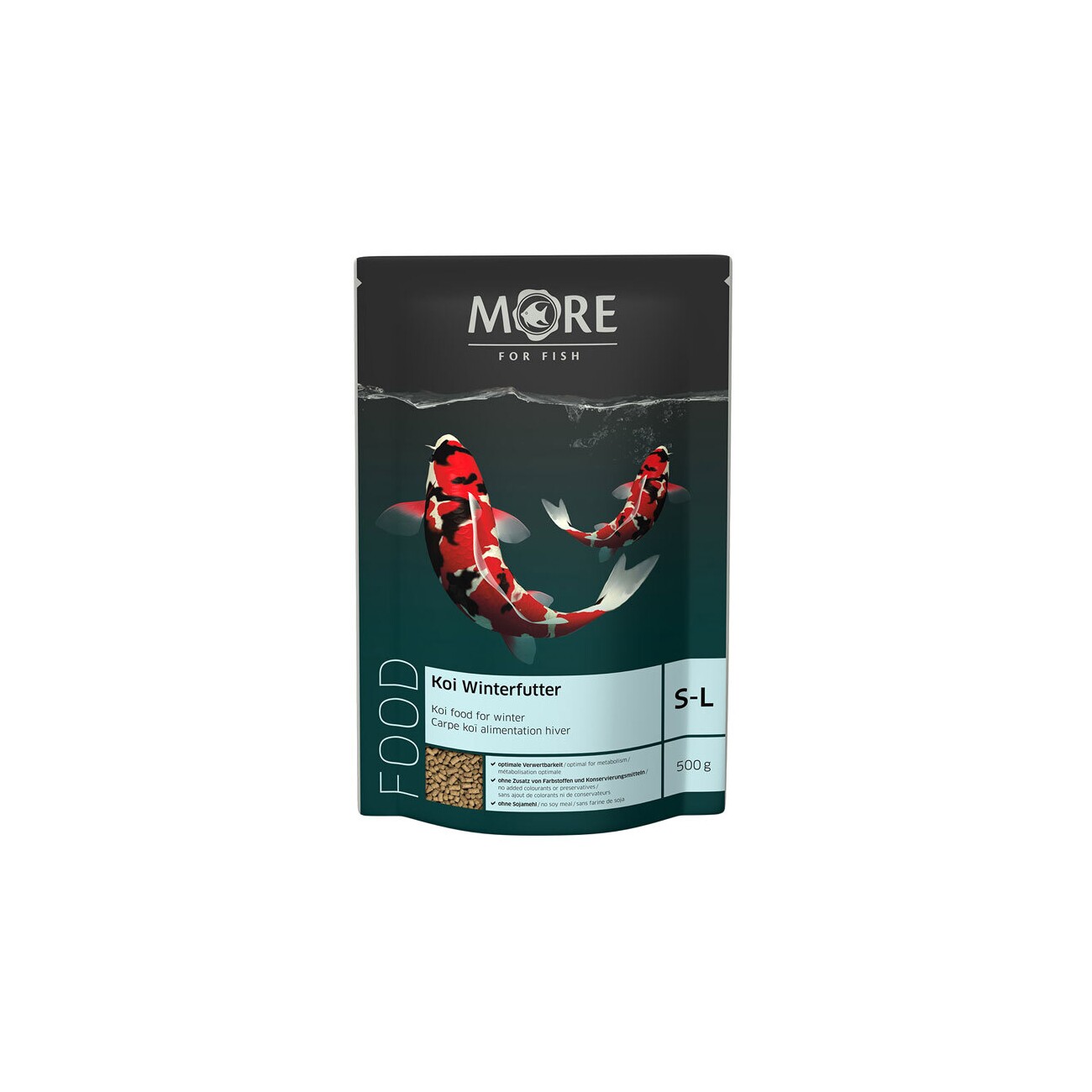 MORE Koi Winterfutter 2,5 mm, 0,5kg
