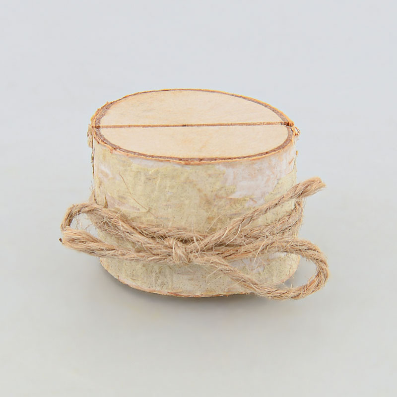 Porte nom rondin de bois