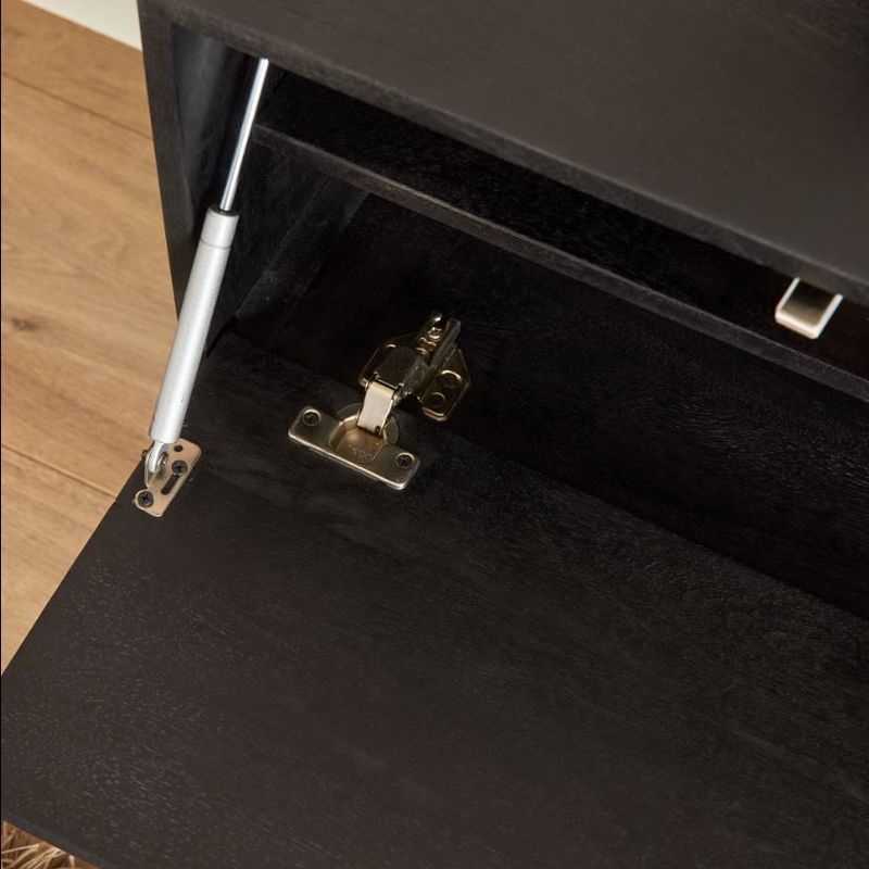Vision - TV-Meubel - Zwart - Massief Mangohout - 120 cm