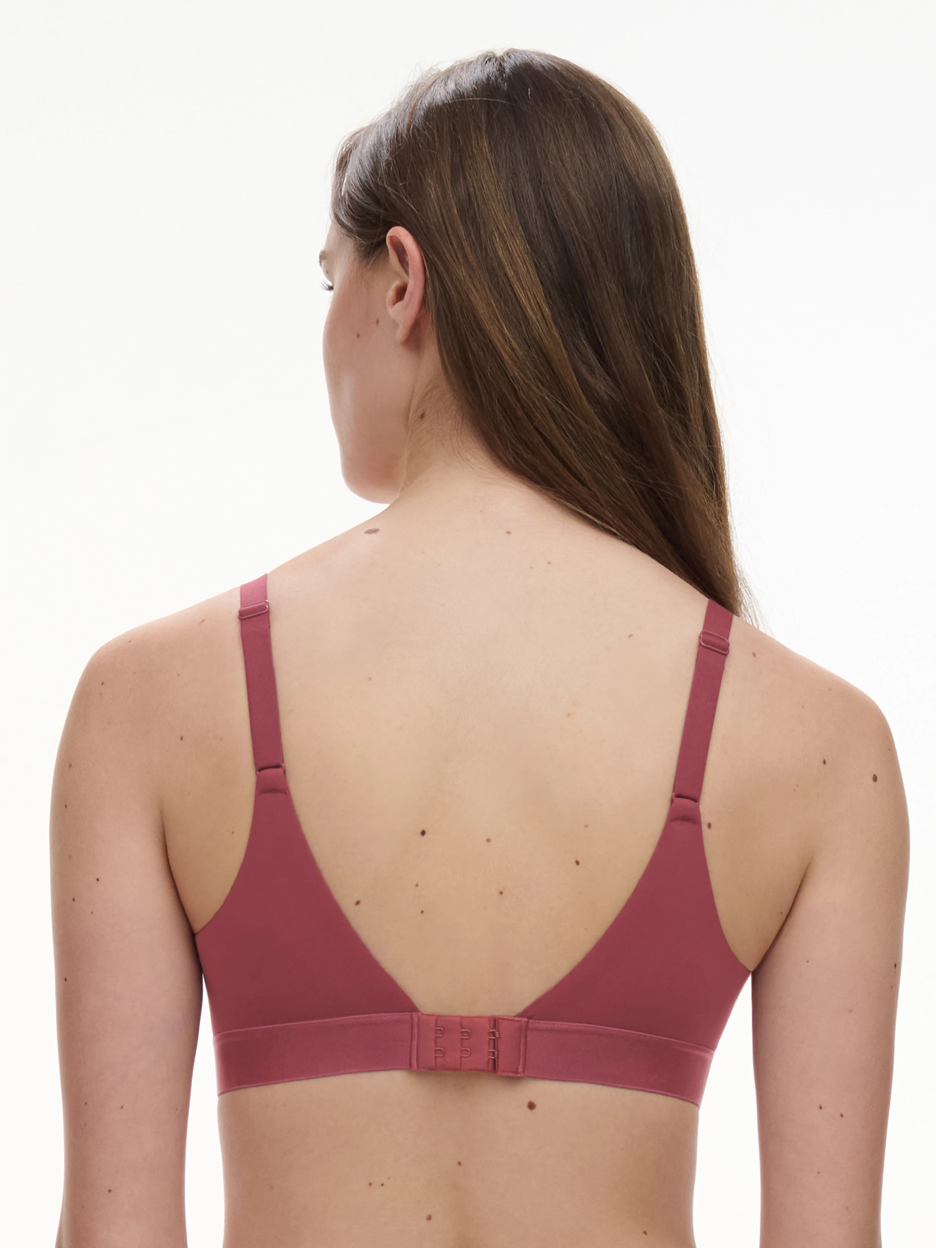 NORAH - Soutien-gorge sans armature maintien coques en dentelle | Rose