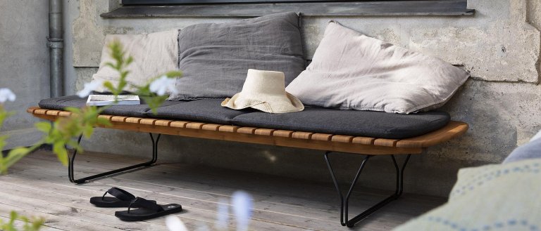 Houe Kussen voor Molo sunbed ligbed Ash heritage