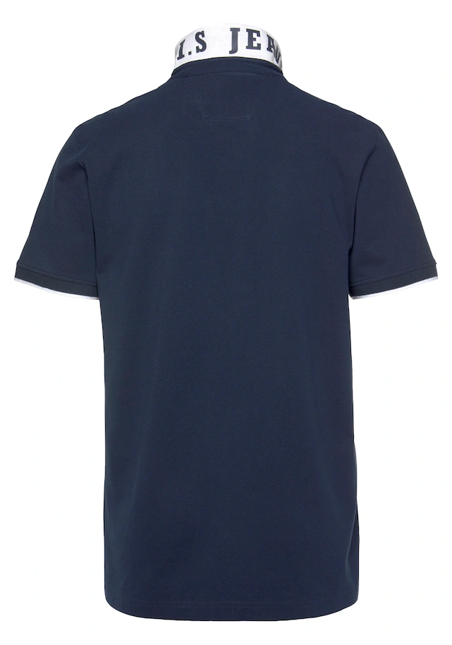 H.I.S Poloshirt , Kurzarm,  schmal geschnitten,  mit Polokragen,  aus Piqué-Stoff