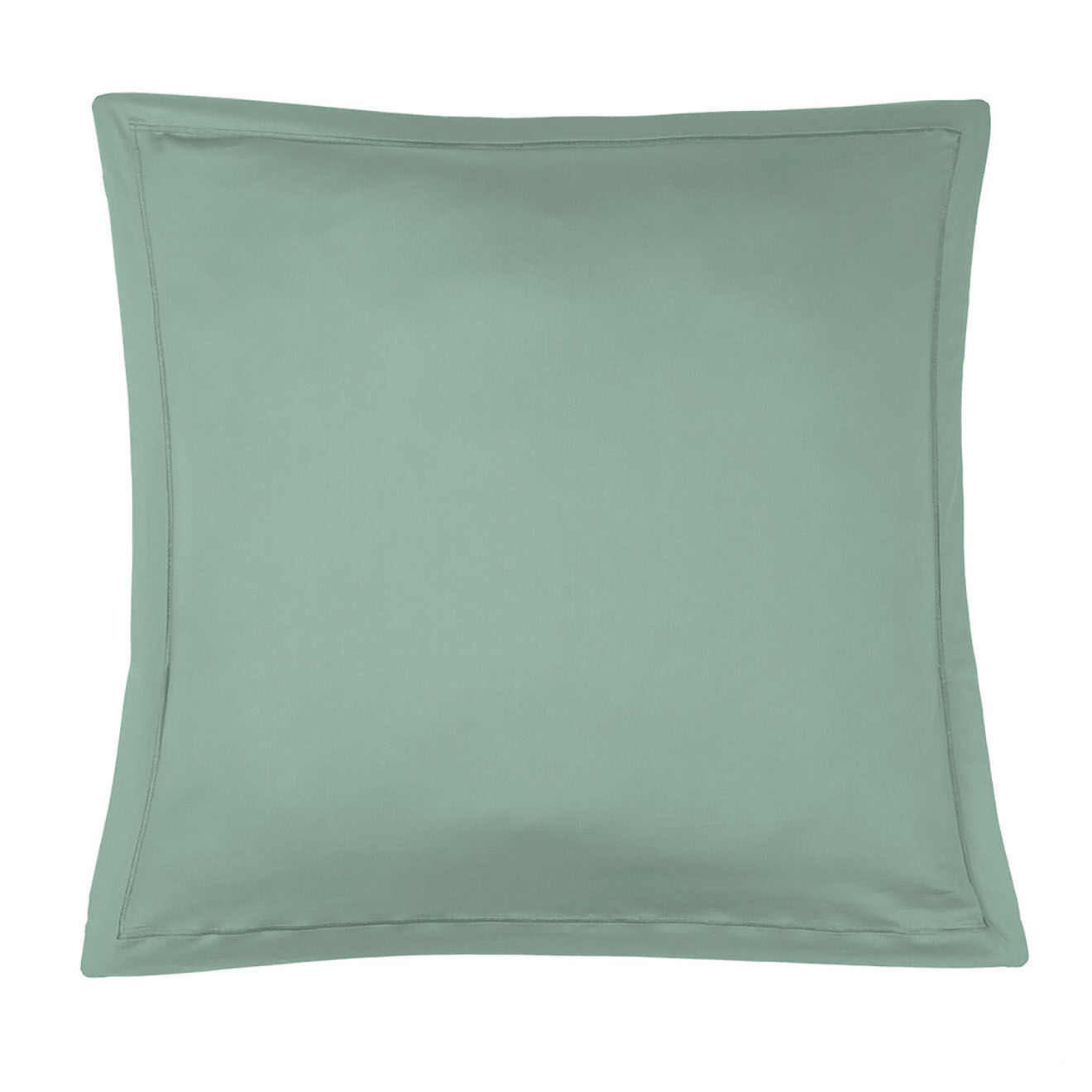 Febronie 2 Taies d'oreiller en lin Hortense vert pistache
