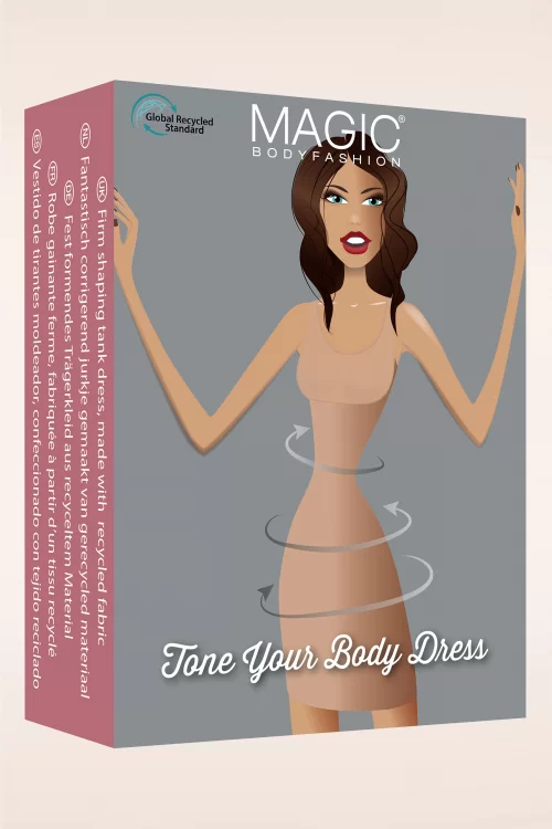 MAGIC Bodyfashion Tone Your Body tankjurk in latte