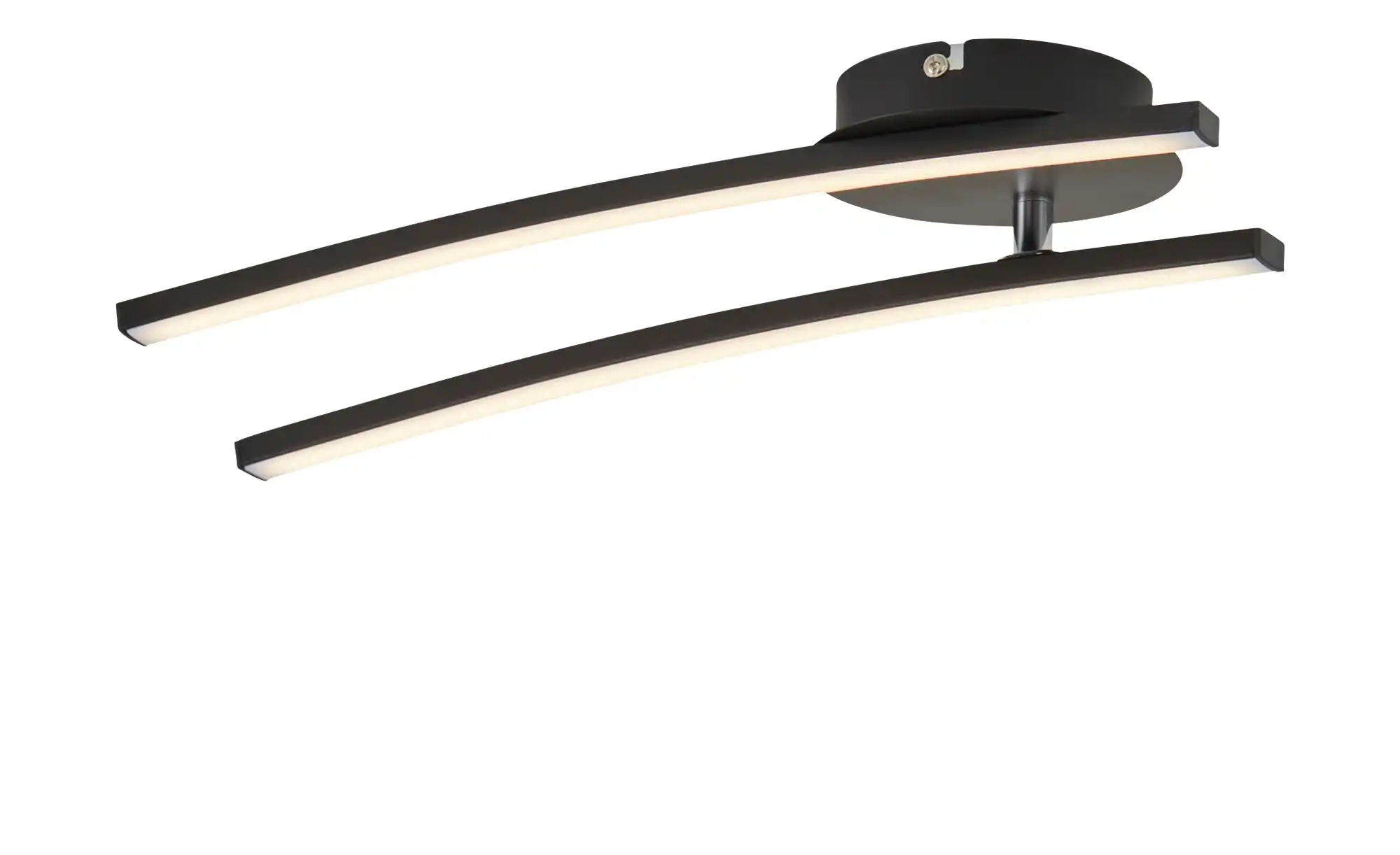 KHG LED-Deckenleuchte, 2-flammig, schwarz