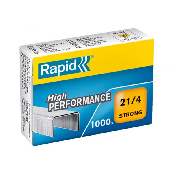 Rapid Agrafos Strong Nº25 21/4 Galvanizados Cx. 1000 Un