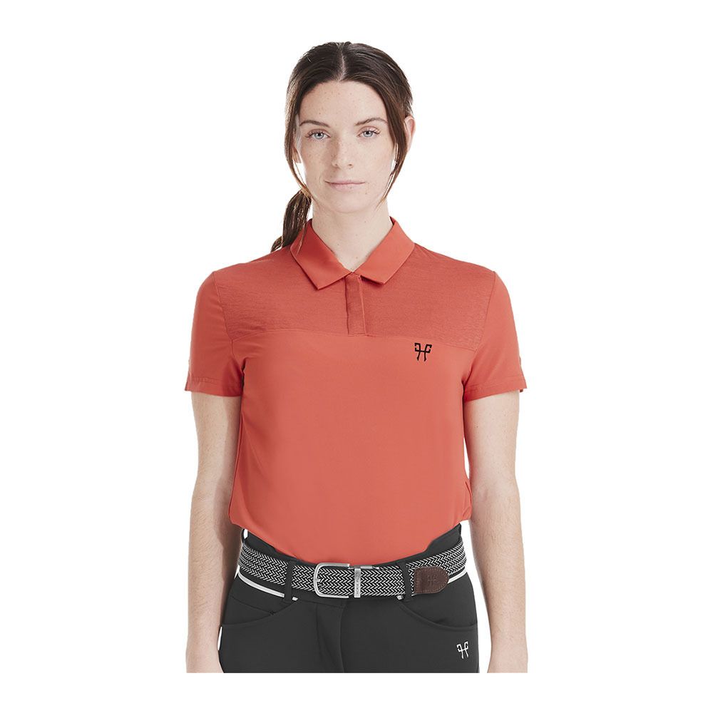 Horse Pilot ARIIA - Polo Femme terracotta