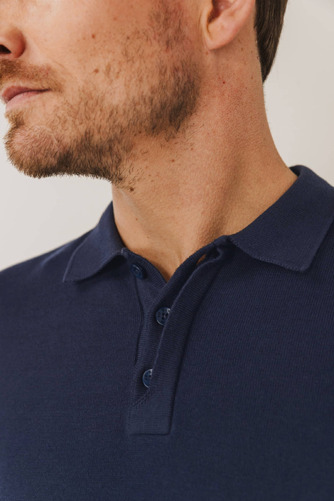 State of Art blauwe heren polo