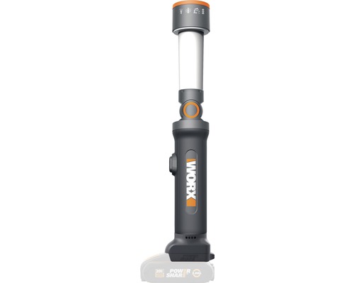 WORX 20V oplaadbare LED 4-in-1 flexibele lamp met SOS-functie WX027.9 + GRATIS bonusartikel: 20V-accu WA3644 (4,0 Ah)