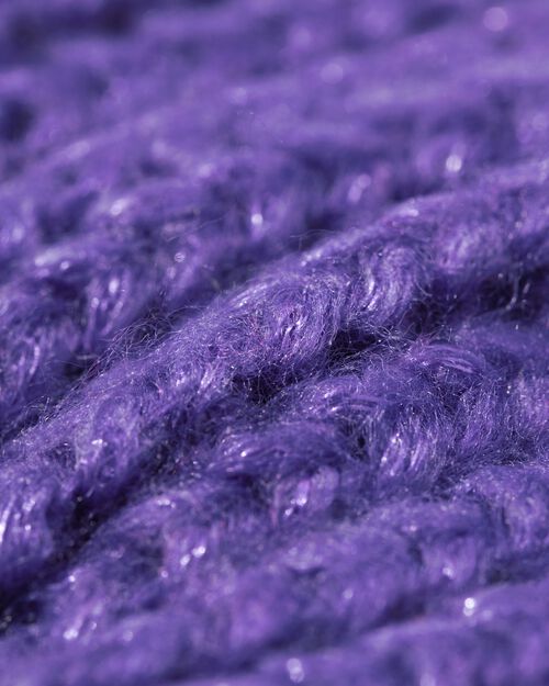 pull enfant avec laine violet