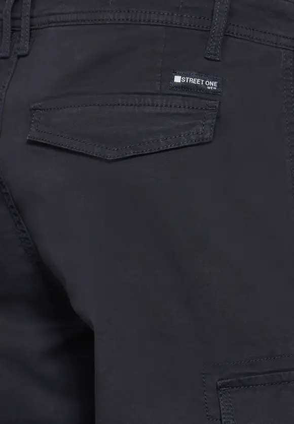 Twill Cargo Shorts - deep blue