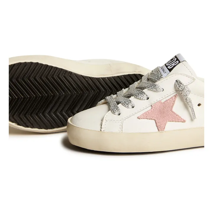 Golden Goose Baskets Lacets Super-Star Suède | Rose