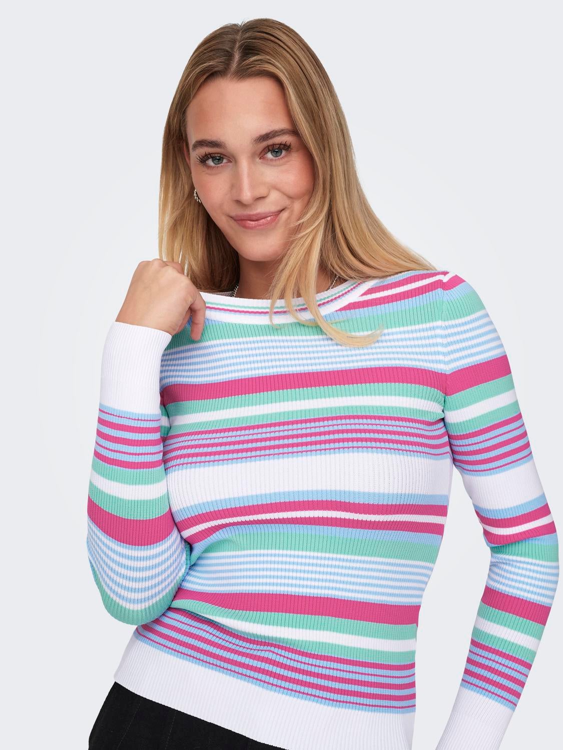 ONLMELEKA Strickpullover Cloud Dancer