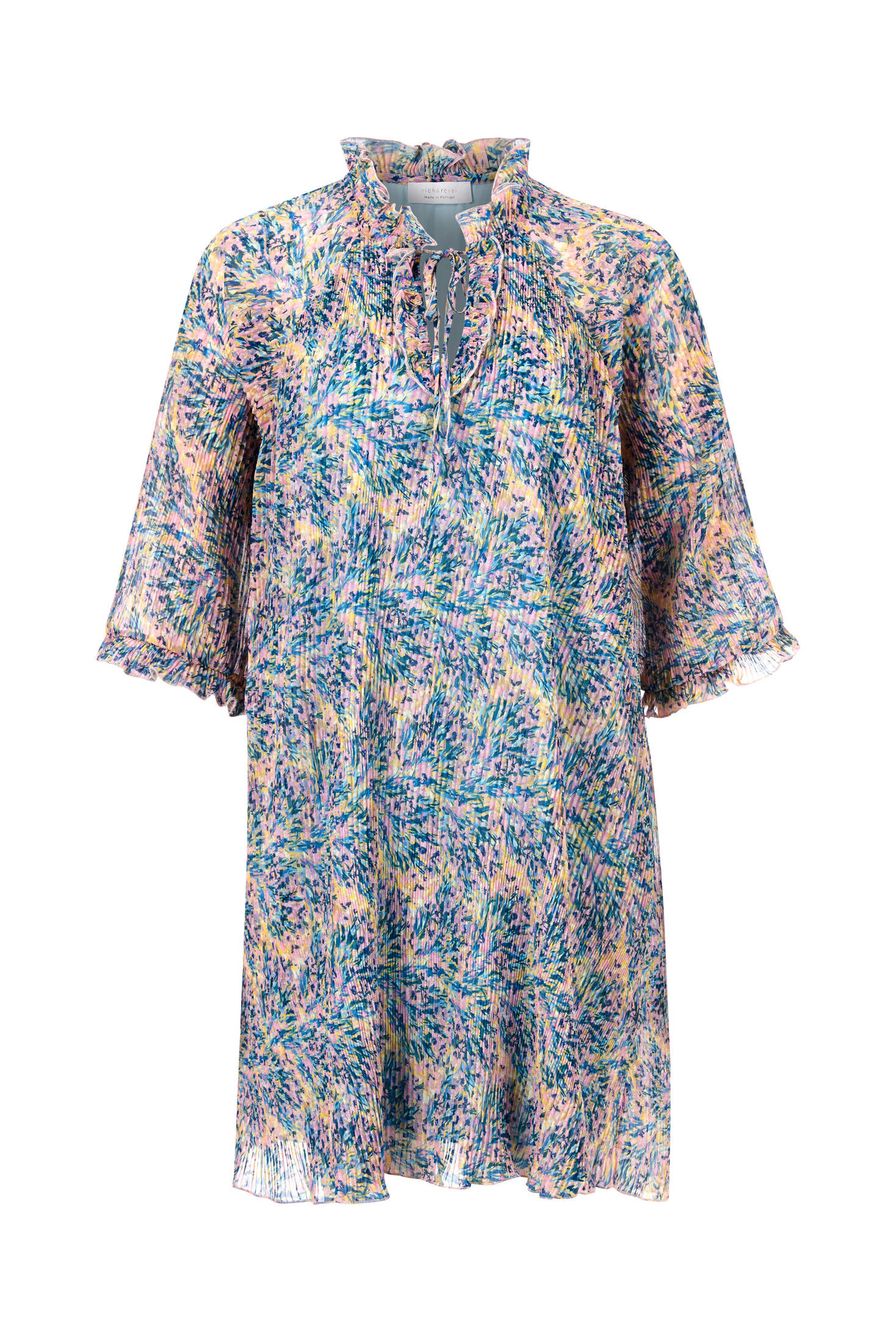 Rich & Royal| Damen Blusenkleid PRINTED PLISSEE DRESS