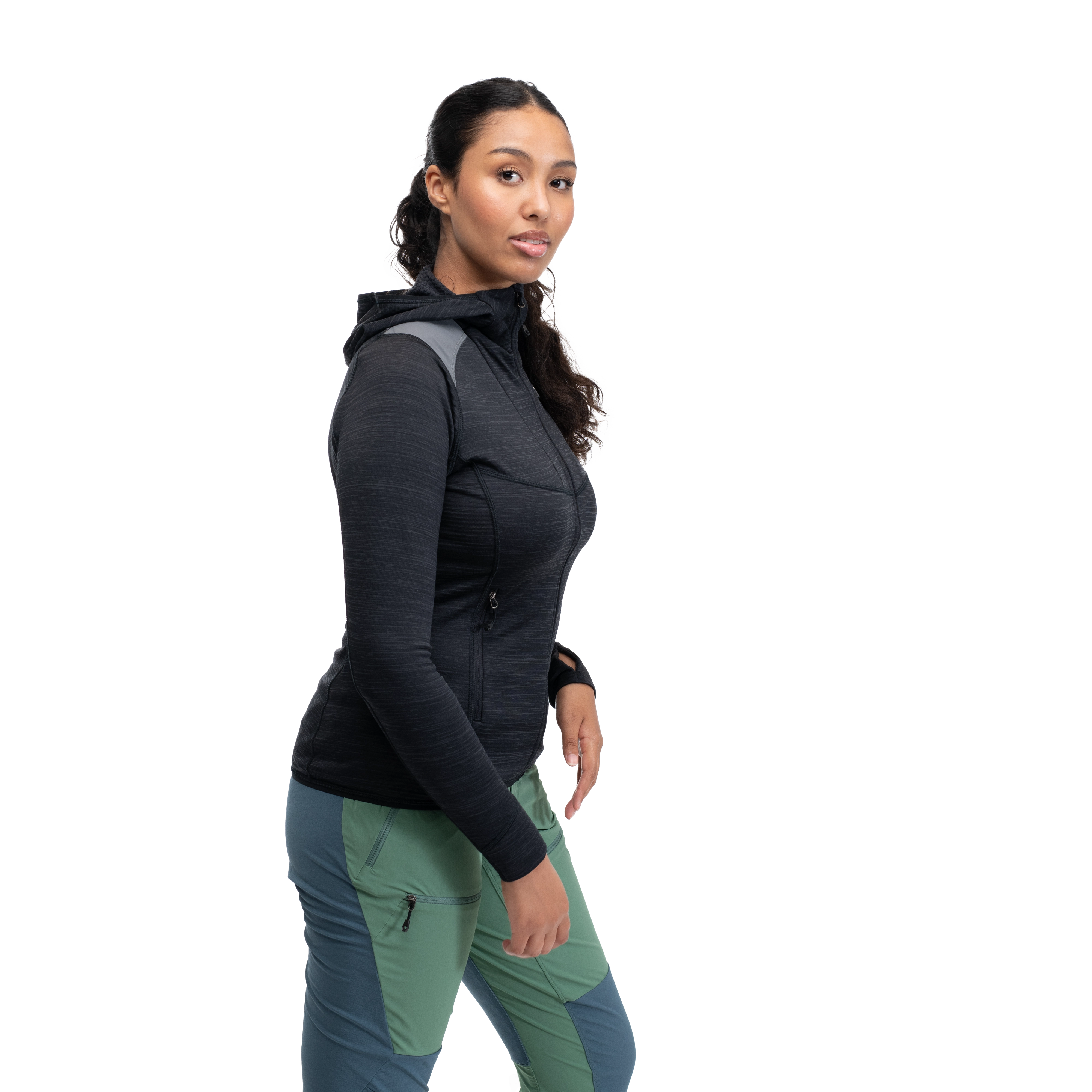 Rabot Active Mid Hood W Jacket Black