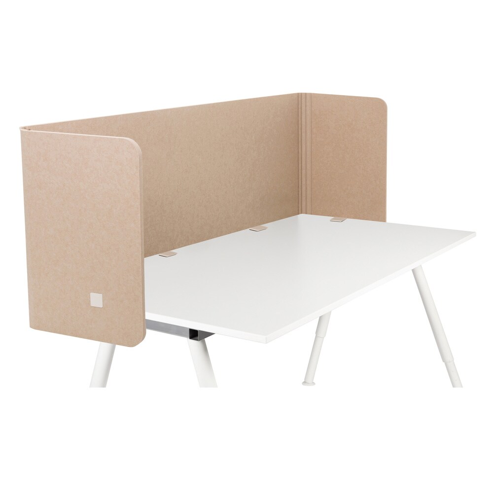 Tischtrennwand FLEXMIUT U Stoff, Metall hjh OFFICE