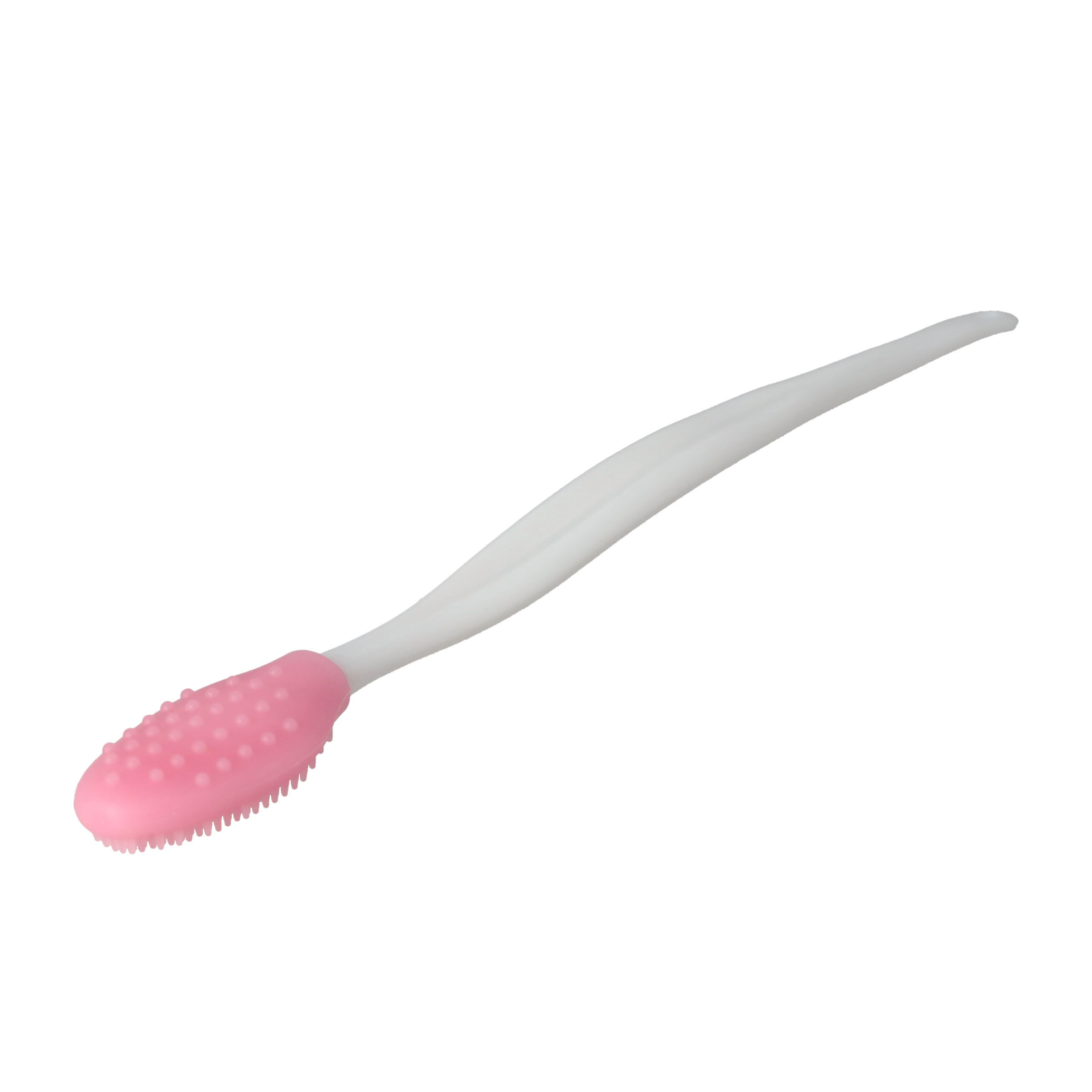 Silikon Gesicht Hautreiniger Bürste Porenreiniger - Weiss / Rosa