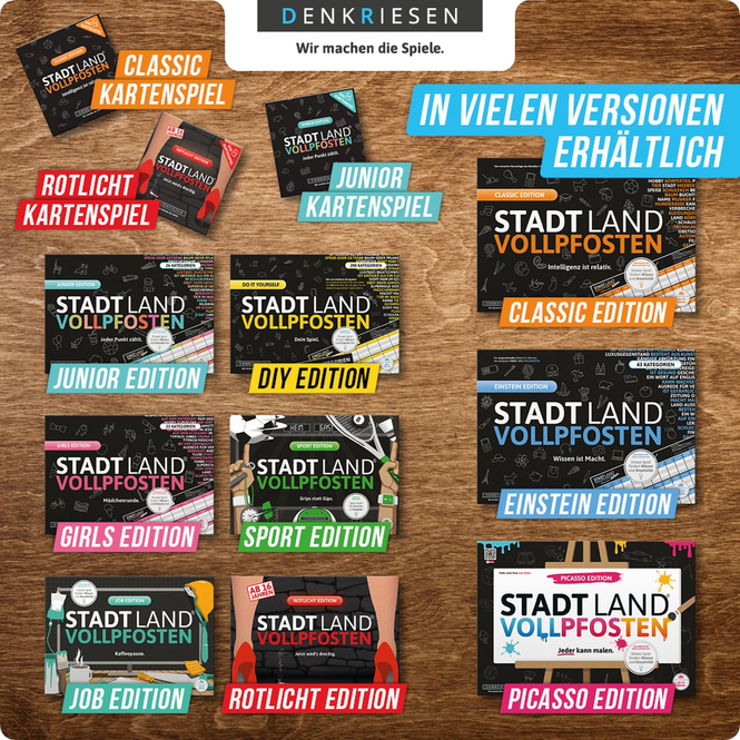 Stadt Land® Vollpfosten - Urlaubs Edition -  Meer im Kopf
