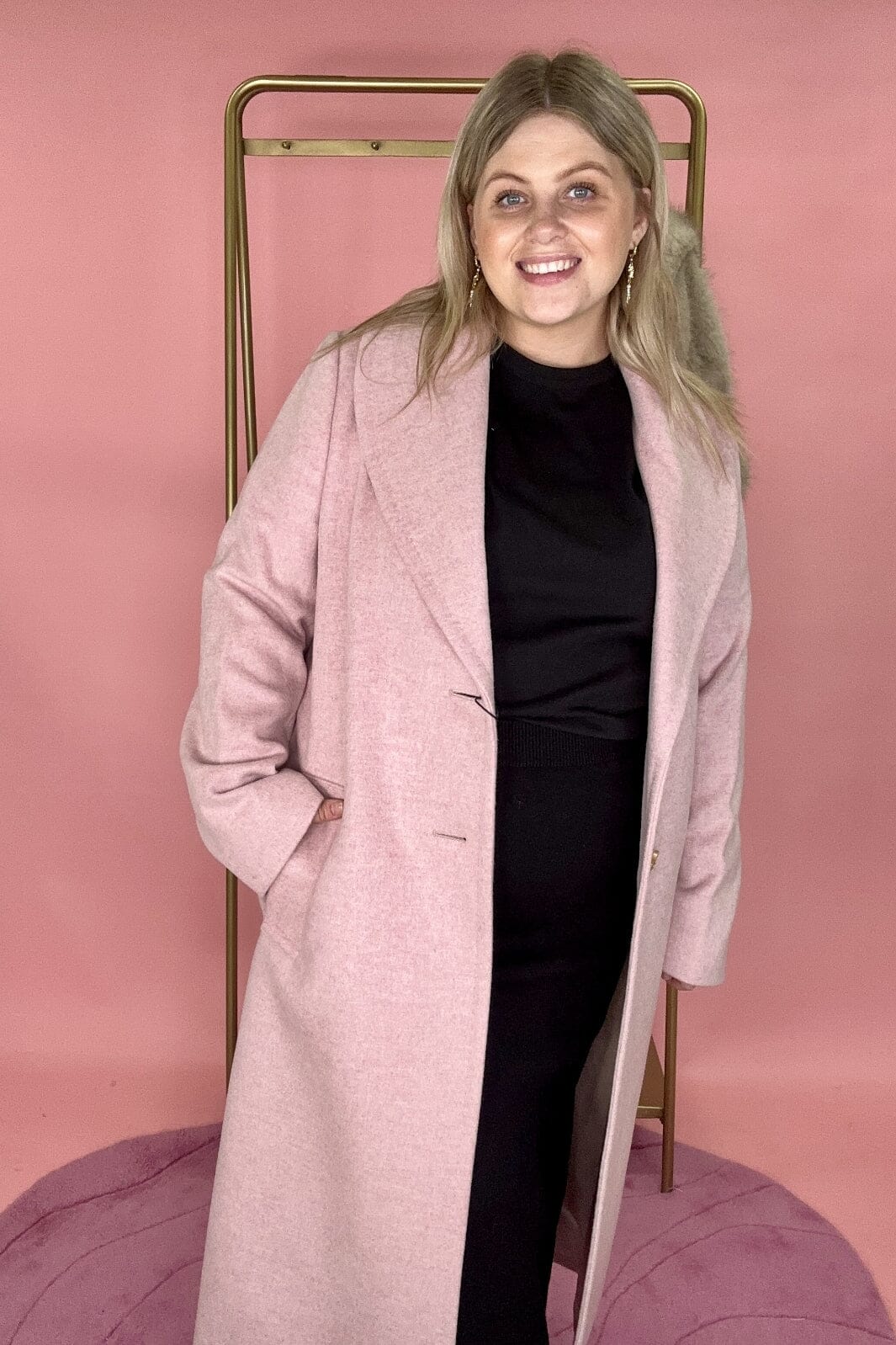 Sand Copenhagen Cashmere Coat W Clareta Shawl