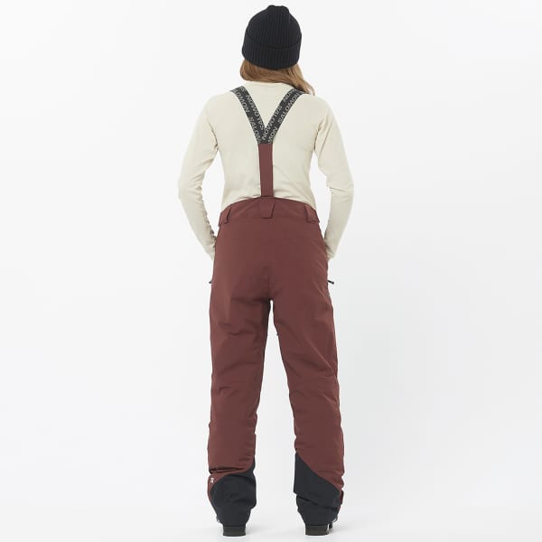 Pantalon de ski SALOMON BRILLIANT PANT W RUM RAISIN