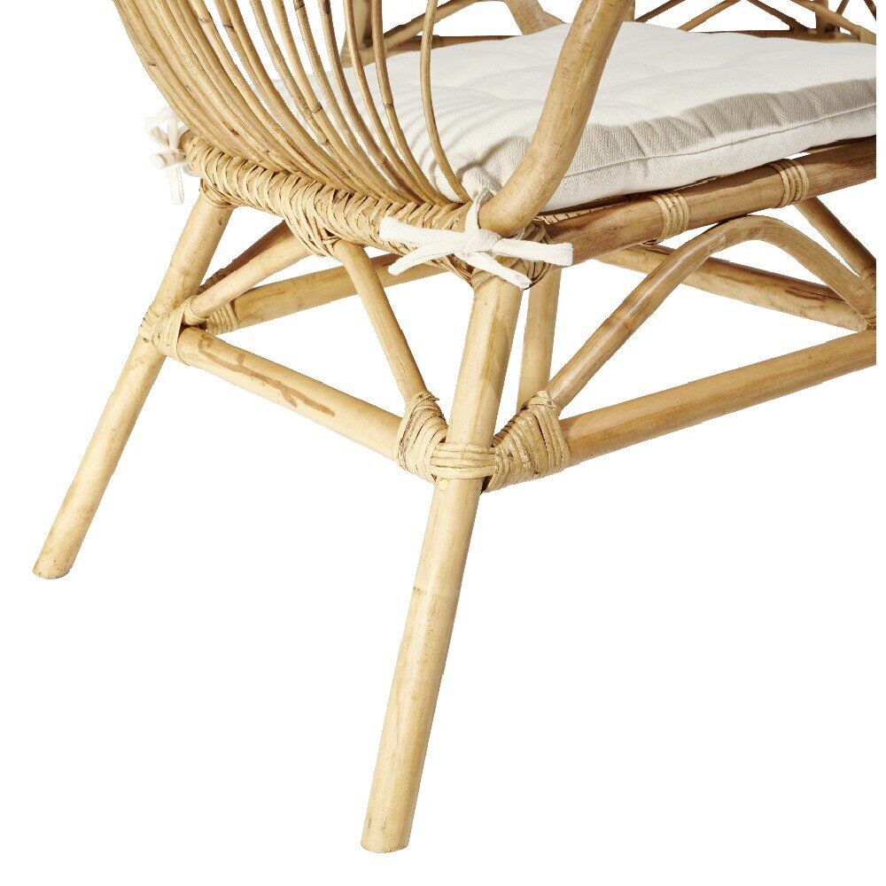 Salon de jardin LOUISE rotin naturel