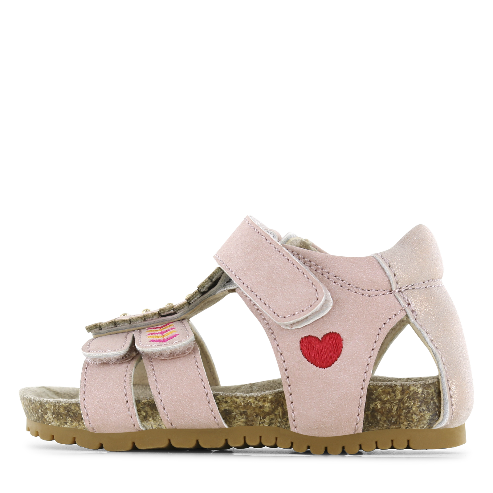 Shoesme roze sandaaltje met details Microleer | Meisjes schoenen
