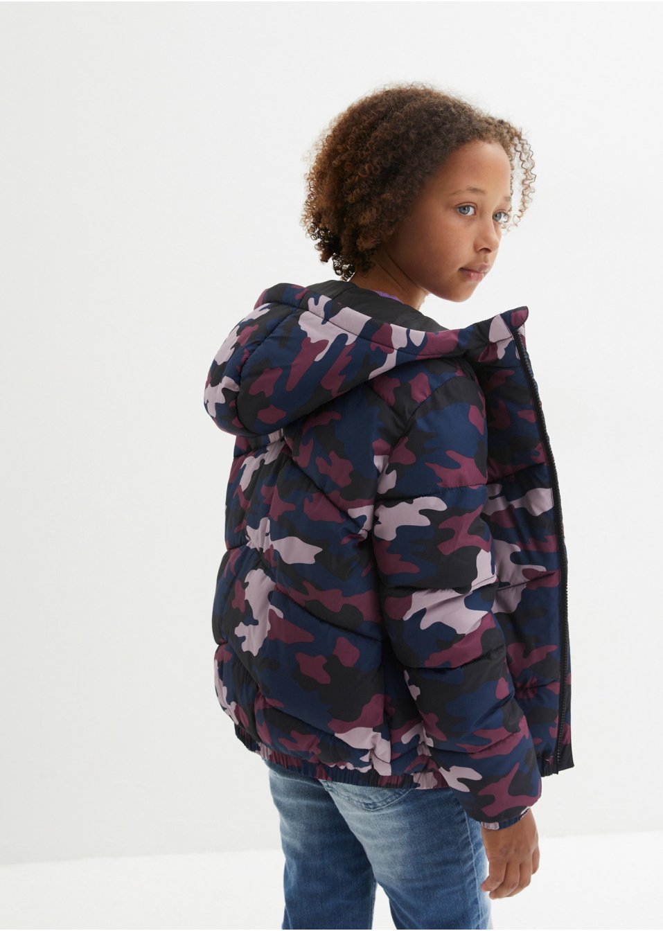 Veste hiver fille avec imprimé