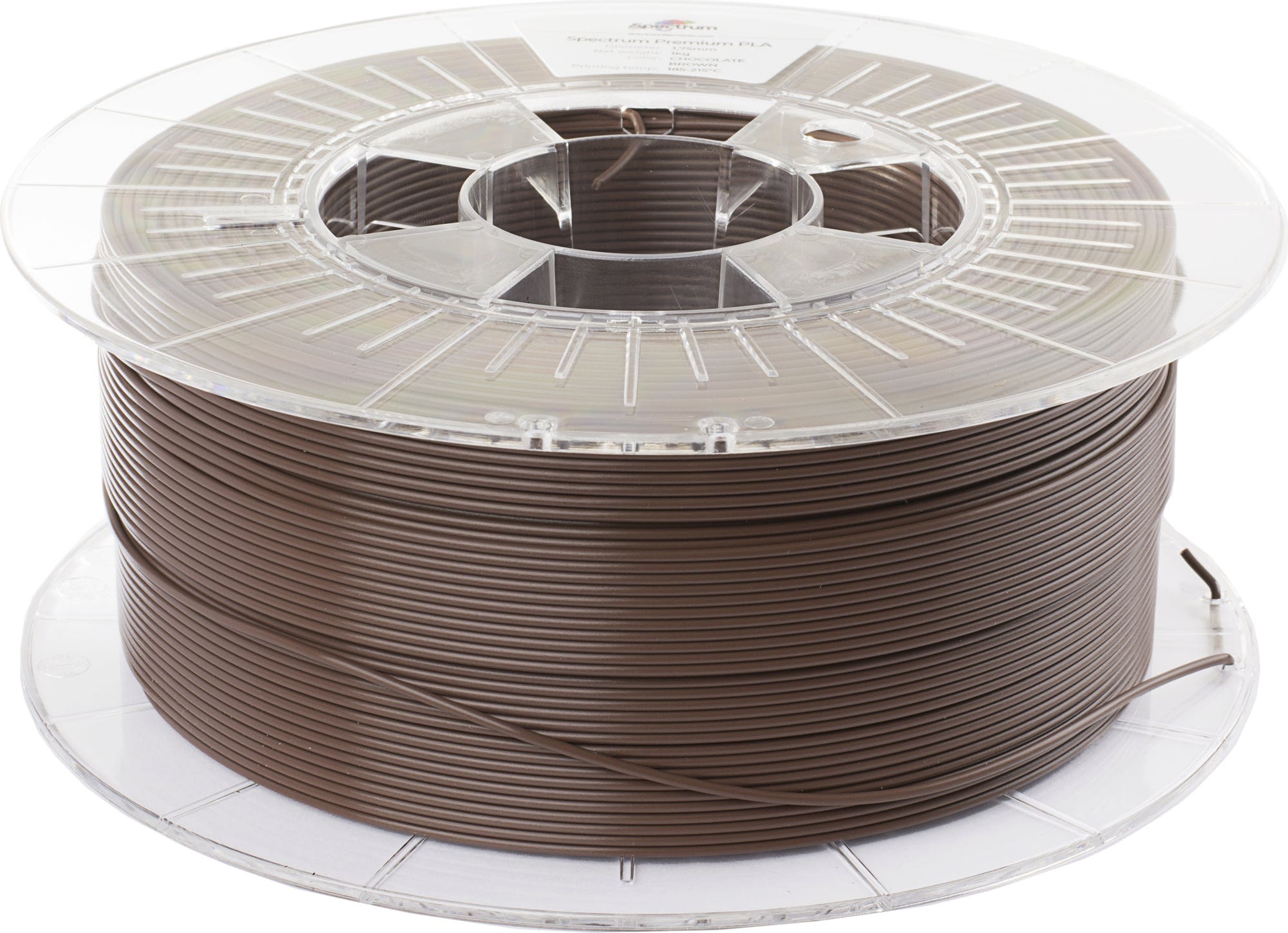 Spectrum  PLA Premium Chocolate Brown, 1,75 mm / 1000 g    Verzugsfreies PLA in guter Qualität