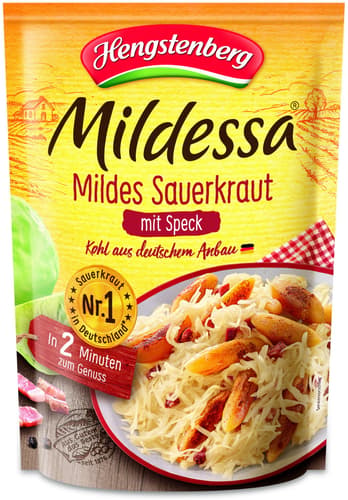 Hengstenberg Mildessa Mildes Sauerkraut mit Speck